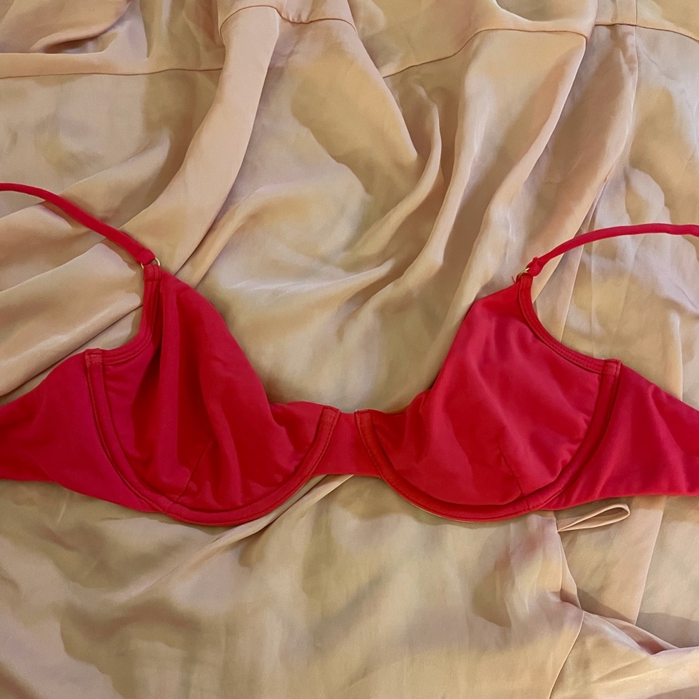 FELLA Swim Bright Pink Coral Underwire Bikini Too